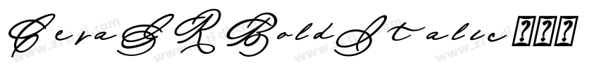 CeraGR BoldItalic字体转换